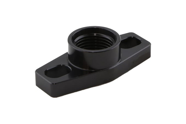 Turbosmart Billet Turbo Drain adapter with Silicon O-ring. 38 - 44mm slotted hole centre - small frame universal fit. - TS-0804-1010