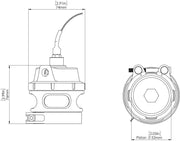 Turbosmart BOV GenV RacePort Sensor Cap Upgrade - Black - TS-0204-3110
