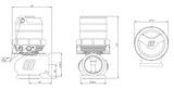 Turbosmart GenV WG40 CompGate40HP 35psi Black - TS-0552-1312