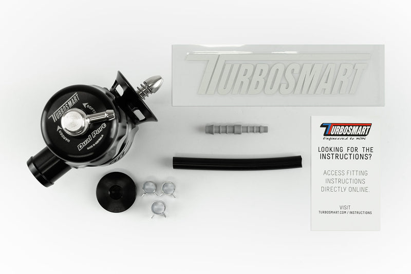 Turbosmart BOV SmartPort Dual Port Subaru WRX 2015+ - Black - TS-0215-1018
