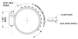 Turbosmart TS Constant Tension Clamps 1.625-2.375" - TS-HCT-M050