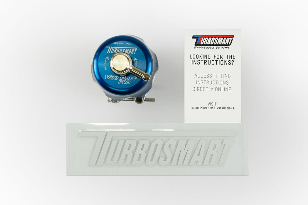 Turbosmart BOV Vee Port Pro Uni -Blue