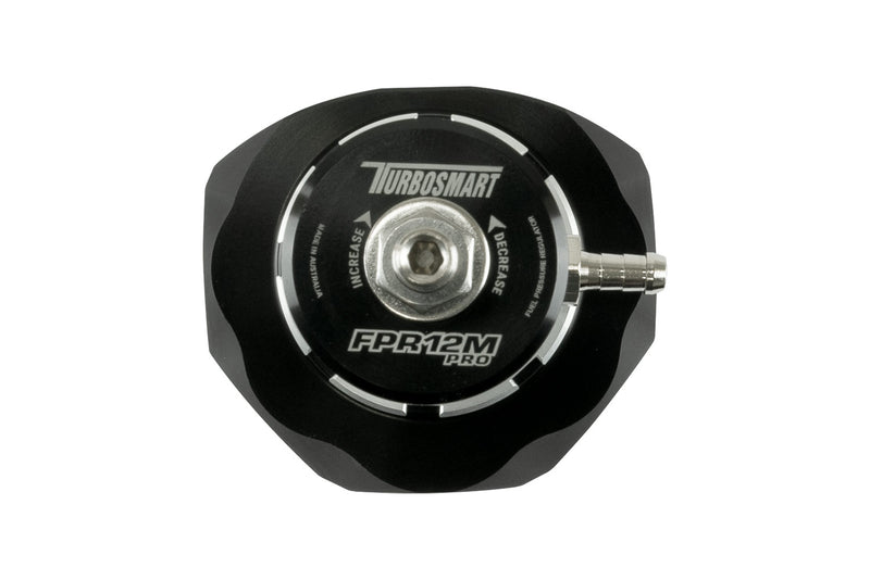 Turbosmart FPR12M Pro - Fuel Pressure Regulator - Black - TS-0404-1352