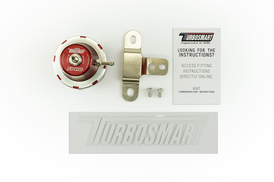 Turbosmart FPR6 - Fuel Pressure Regulator - Red