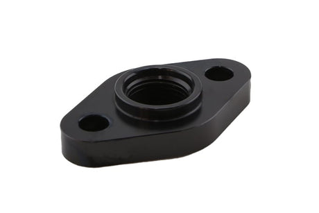 Turbosmart Billet Turbo Drain adapter with Silicon O-ring. 52.4mm mounting hole center - Large frame universal fit. - TS-0804-1012