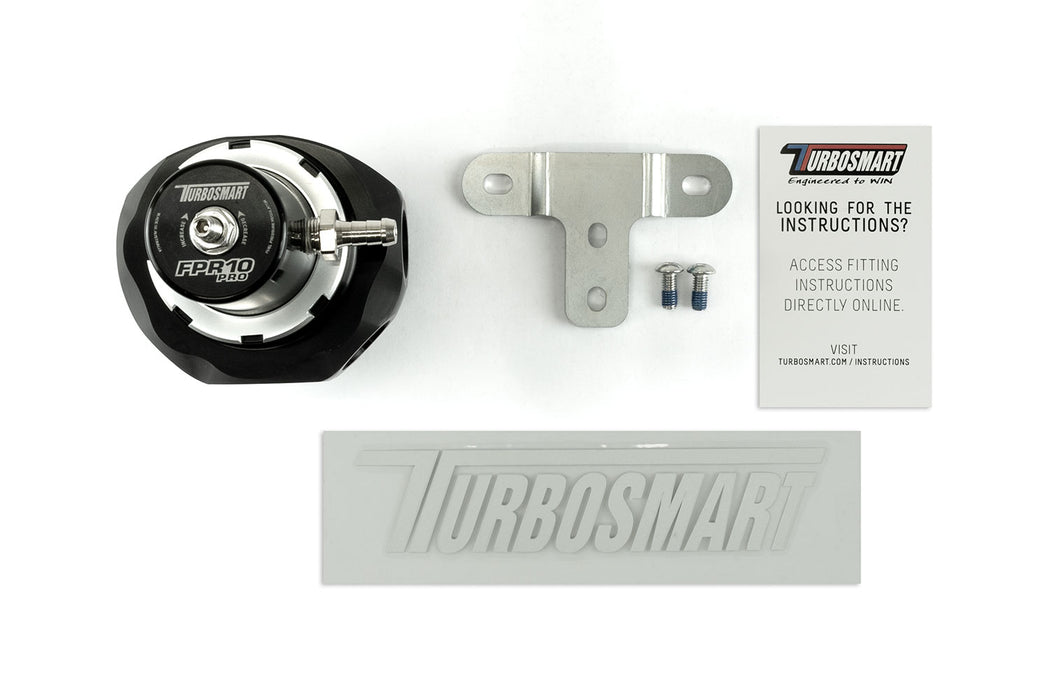 Turbosmart FPR10 Pro - Fuel Pressure Regulator - Black