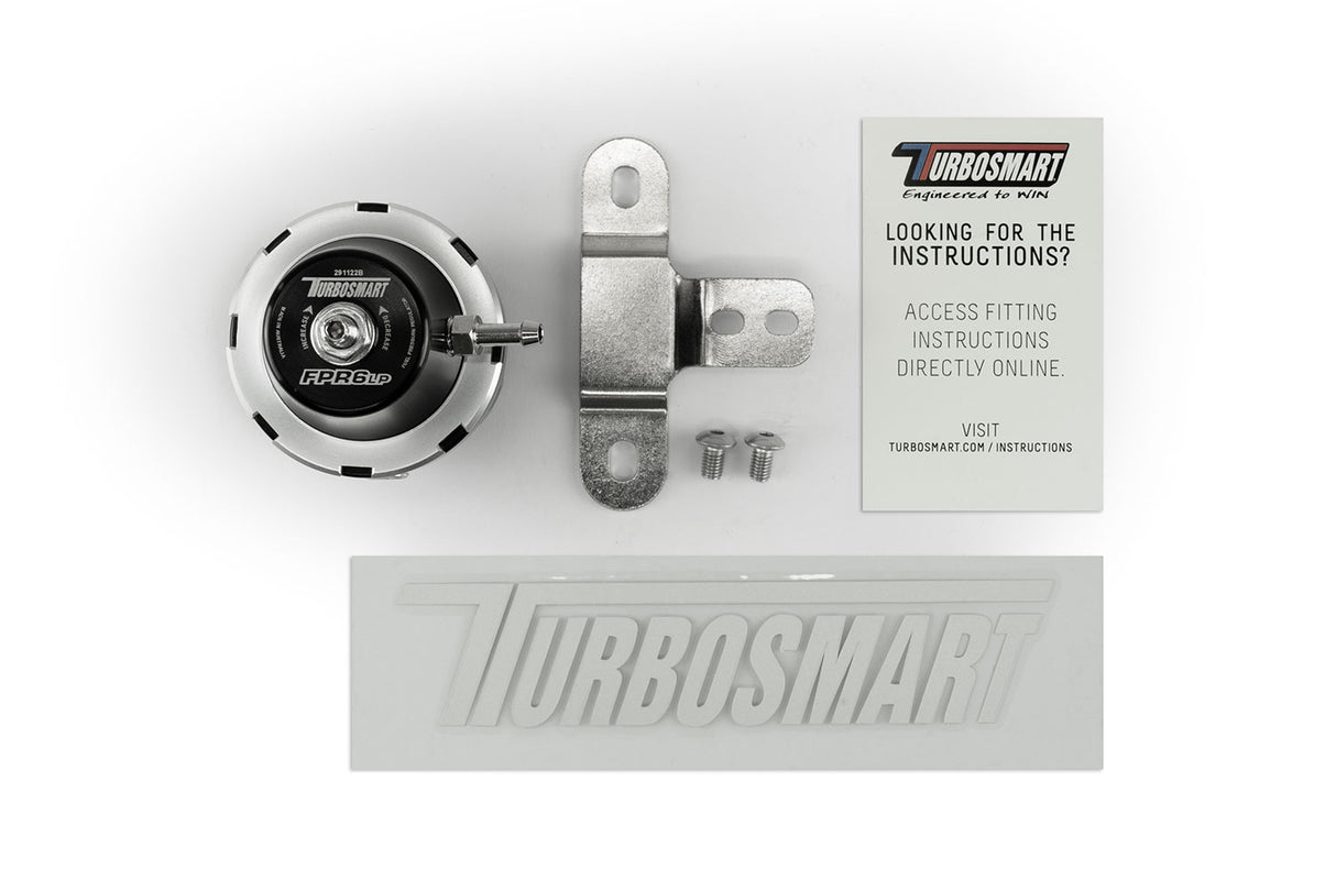 Turbosmart FPR6 LP - Fuel Pressure Regulator - Black - TS-0404-1122