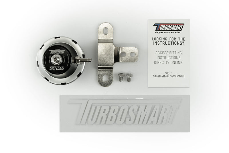 Turbosmart FPR8 - Fuel Pressure Regulator - Black - TS-0404-1032