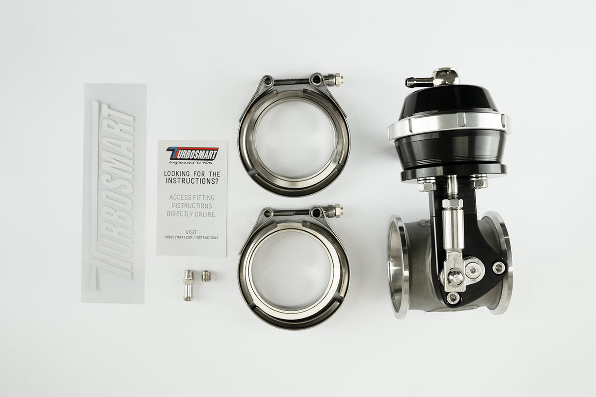 Turbosmart PSG50V Pneumatic StraightGate (Vacuum) 6 InHg Black - TS-0565-1212