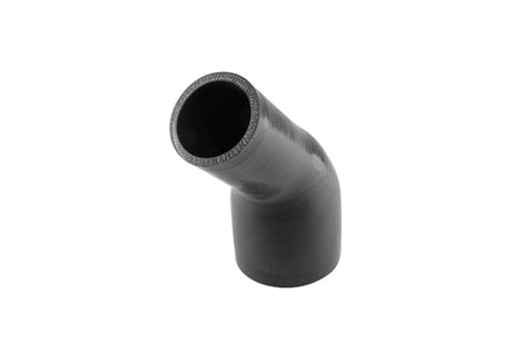 Turbosmart Silicon Hose 45 Reducer Elbow 2.00"-3.00" Black - TS-HRE42030-BK