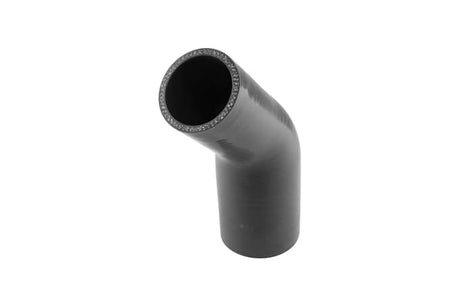 Turbosmart Silicon Hose 45 Reducer Elbow 2.00"-2.50" Black - TS-HRE2025-BK