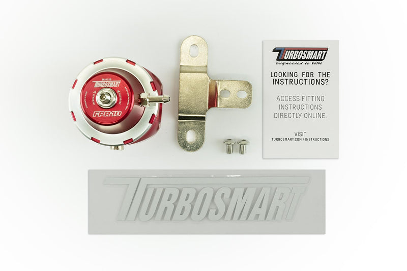 Turbosmart FPR10 - Fuel Pressure Regulator - Red - TS-0404-1044