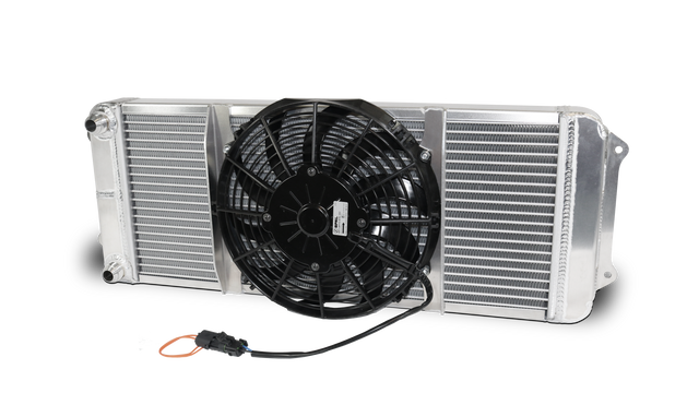 AFCO Asphalt Oil Cooler with Single Fan Double Pass 12AN Male Inlet and Outlet - 80421 80421