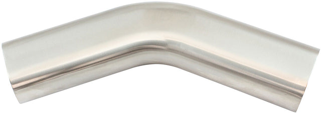 Aeroflow Stainless Steel 3-1/2" Oval Tube, 45 Degree Angle - AF9402-3500 AF9402-3500
