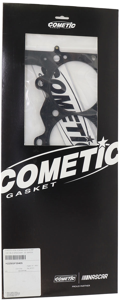 Cometic Multi Layer Steel Head Gasket, 4.200" Bore .040" Thick Suit Chrysler Sprint Car A8 Block with W9 Heads (CMH2250SP3040S) CMH2250SP3040S