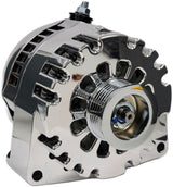 Mechman Billet S Series 240 Amp Racing Alternator, Chrome Finish 6-Groove Pulley. Suit GM LS 1996-06 (MMB8206240C) MMB8206240C