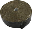 Aeroflow Black Aluminised Coated Exhaust Insulation Wrap 2" Wide, 15ft Length (AF91-3019) AF91-3019