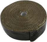 Aeroflow Black Aluminised Coated Exhaust Insulation Wrap 2" Wide, 15ft Length (AF91-3019) AF91-3019