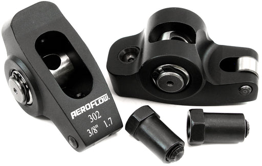 Aeroflow Small Block Ford Windsor 289-351 Aluminium Roller Rocker Set 3/8" Stud Mount, 1.7 Ratio, Set of 2 (AF95-1121-2) AF95-1121-2
