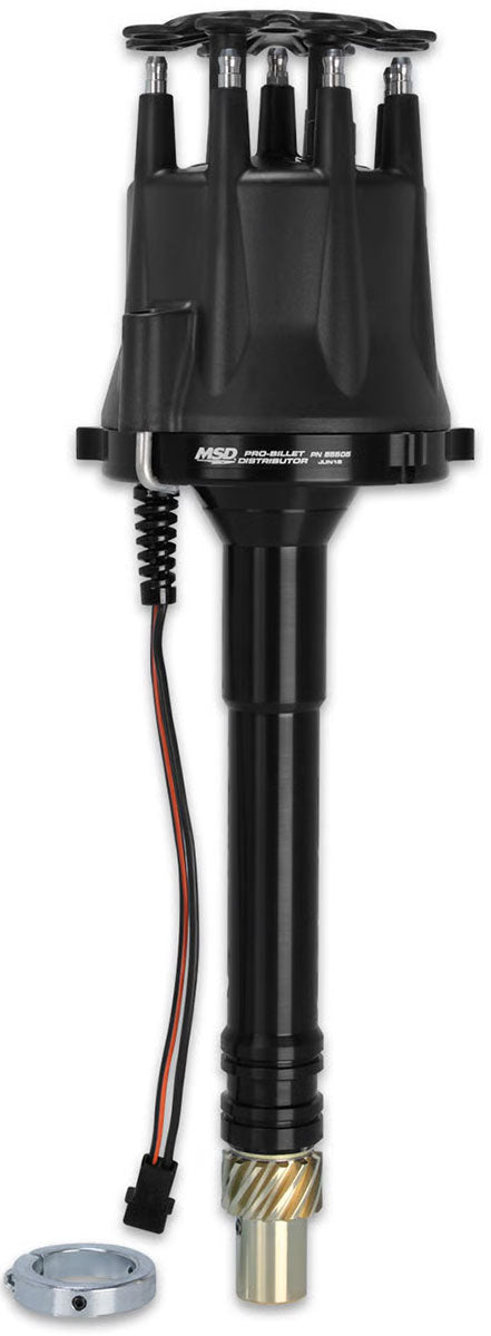 MSD Pro-Billet Locked Out Distributor, Black - MSD85505 MSD85505
