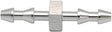 Aeroflow Male to Male 3mm (1/8") Barb Push Lock Adapter Silver Finish (AF410-01S) AF410-01S