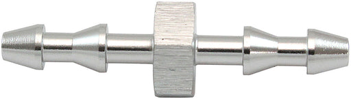 Aeroflow Male to Male 3mm (1/8") Barb Push Lock Adapter Silver Finish (AF410-01S) AF410-01S