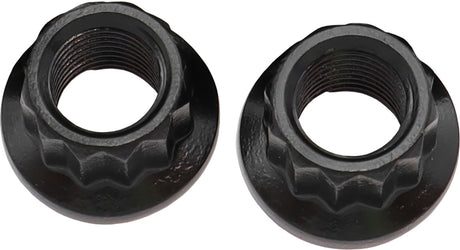 Aeroflow 12-Point Nuts, Chrome Moly Black Oxide, 2-Pack - AF34-30-0011-2 AF34-30-0011-2