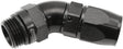 Aeroflow ORB Taper Swivel 45° Hose End -8 ORB to -8AN - AF582-08-08DBLK AF582-08-08DBLK