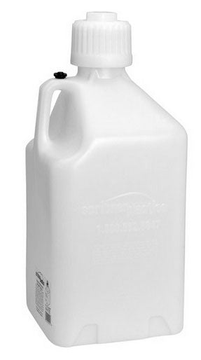 Scribner 5 Gallon (18.9L) Square Utility Jug, White - SCR2000W SCR2000W