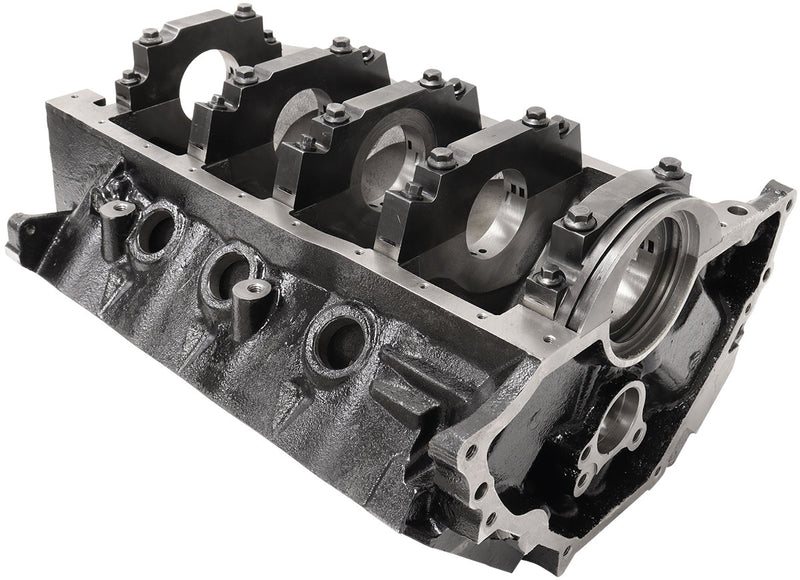 Aeroflow Cast Iron Ford 351C Engine Block, 4.000" Bore 9.200" Deck, 2.750" Mains, 4-Bolt Splayed Caps (AF96-1015)