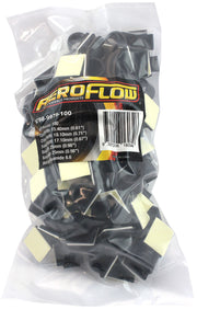 Aeroflow Adhesive Cable Mount to Suit 16mm Bundle- 100 Pack Nylon 66 Material, Black Colour (AF98-9979-100)