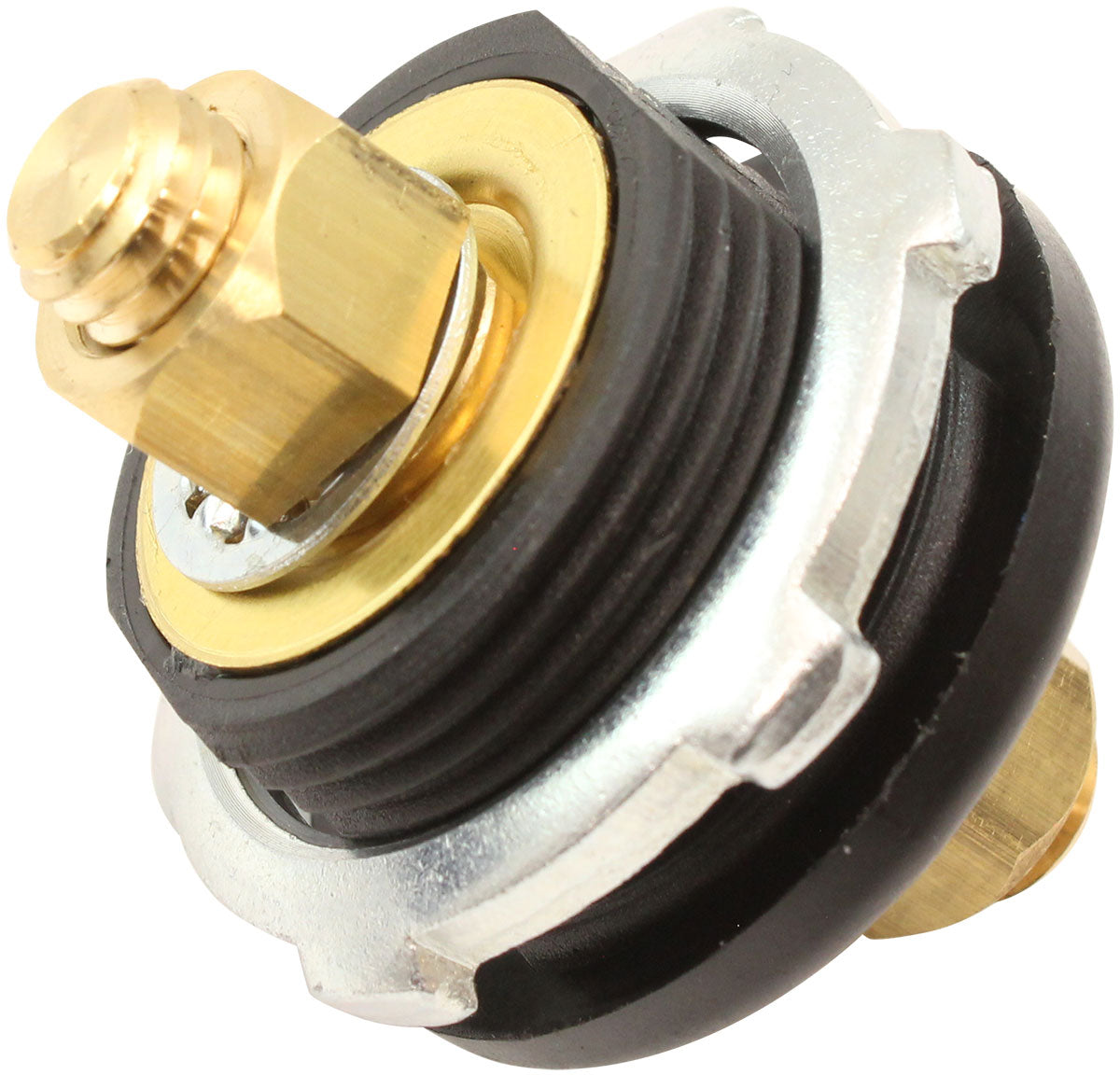 Aeroflow Thru Frame Electrical Bulkhead Terminal - Black - AF49-4046B
