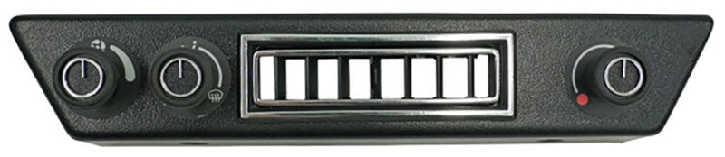 Vintage Air Under-Dash Control Panel with Louver, Black - VA492156 VA492156
