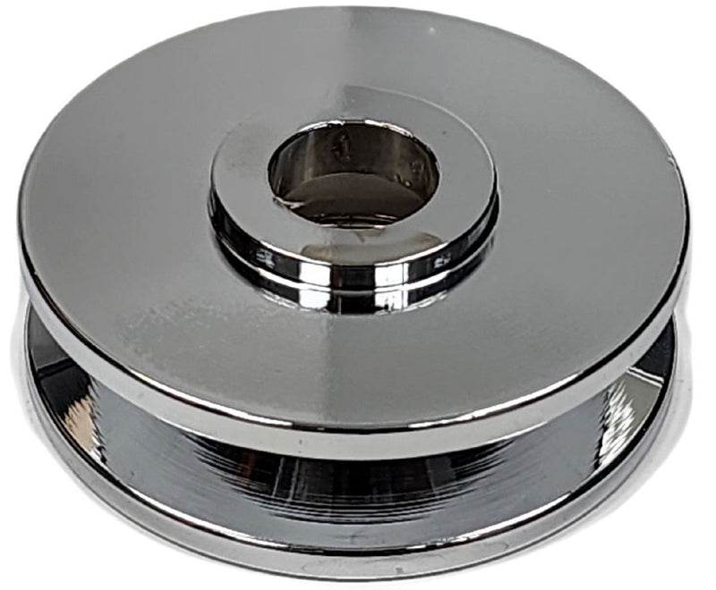 Mechman Single V-Groove Alternator Pulley, Chrome Finish (MM24-1109AC) MM24-1109AC