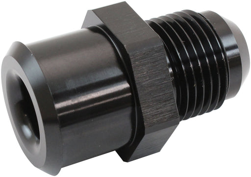 Aeroflow Push In Valve Cover Breather Adapter -12AN Connect AN fitting to Rocker Covers with a rubber grommet, Black Finish (AF77-2010BLK) AF77-2010BLK