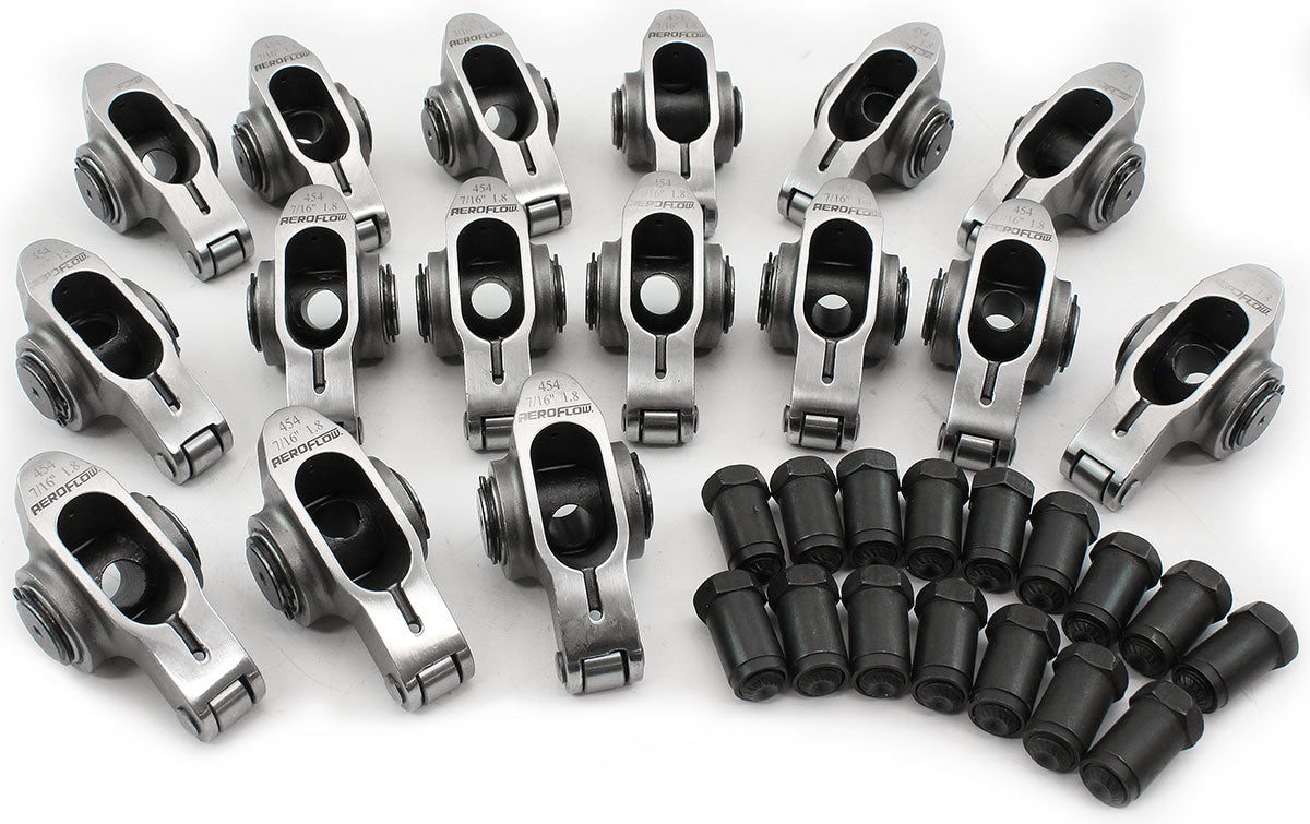 Aeroflow Big Block Chev Stainless Steel Roller Rocker Set - AF95-1217 AF95-1217