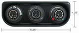 Vintage Air Under-Dash Control Panel, Black - VA492050