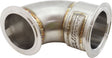 Aeroflow Boosted GM LS V-Band Straight Mount Adapter Stainless Steel Turbo Manifold - AF8410-2005 AF8410-2005