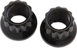 Aeroflow 12-Point Nuts, Chrome Moly Black Oxide, 2-Pack - AF34-23-0010-2 AF34-23-0010-2