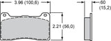 Wilwood Brake Pad Set with BP-40 Compound - WB150-40-7816K