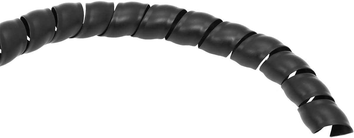 Aeroflow 7.6mm ID Spiral Wrap Black Cover - 1 Meter Length Suit -4AN 200/250 SeriesHose (AF91-9801)