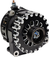 Mechman Billet Elite Series 250 Amp Racing Alternator, Black Finish - MMB14019250B MMB14019250B