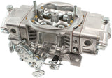 Aeroflow 850cfm 4-Barrel Double Pumper Carburettor with Mechanical Secondaries Square bore 4150 Flange, No Choke, Silver Finish (AF5112-3850)