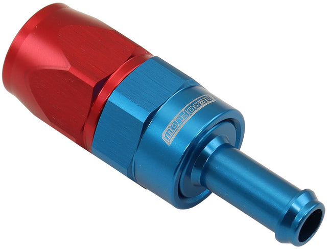 Aeroflow 200 Series Teflon Style One Piece Straight Hose End -6AN to 5/16" Hose Barb - AF214-06-05D AF214-06-05D