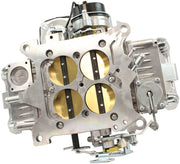 Aeroflow 670cfm 4-Barrel Street Carburettor with Vacuum Secondaries Square bore 4150 Flange, Electric Choke, Silver Finish (AF5111-1670)