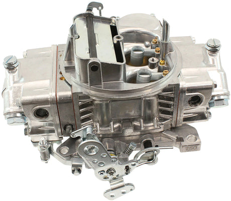 Aeroflow 750cfm 4-Barrel Street Carburettor with Vacuum Secondaries Square bore 4150 Flange, Electric Choke, Silver Finish (AF5111-1750) AF5111-1750