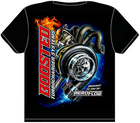Aeroflow Boosted Black XXXXX-Large T-Shirt - AFBOOSTED-5XL AFBOOSTED-5XL