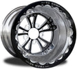 RC Comp Torx 15" x 8" Wheel, Black with Eclipse Finish Centre, Single Beadlock - RCCSA401P1E-01E RCCSA401P1E-01E