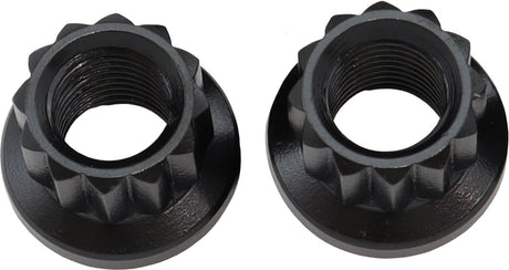 Aeroflow 12-Point Nuts, Chrome Moly Black Oxide, 2-Pack - AF34-27-0010-2 AF34-27-0010-2