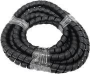 Aeroflow 20.8mm ID Spiral Wrap Black Cover - 3.7 Meter Length Suit -10AN 100/450 Series Hose and -8AN 500 Series Rubber Hose (AF91-9858) AF91-9858